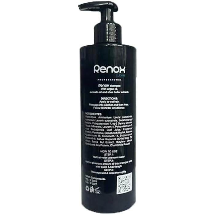 Rennox liss Argan repair Shampoo - 500 ml - Image 2